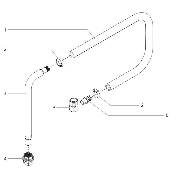 Elite 3500 Siphon Hose Assembly